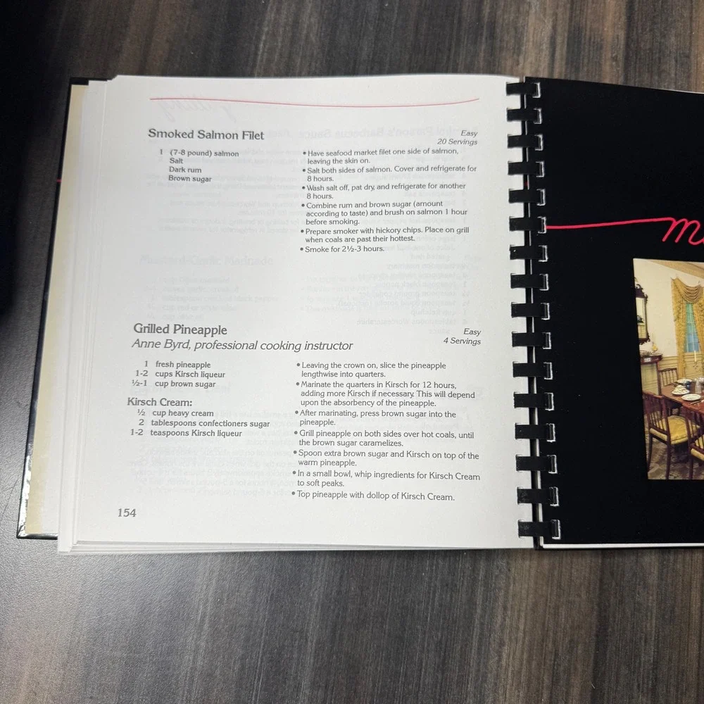 Stirring Performances Cookbook Junior League Recipes Vintage Spiral Bound‎